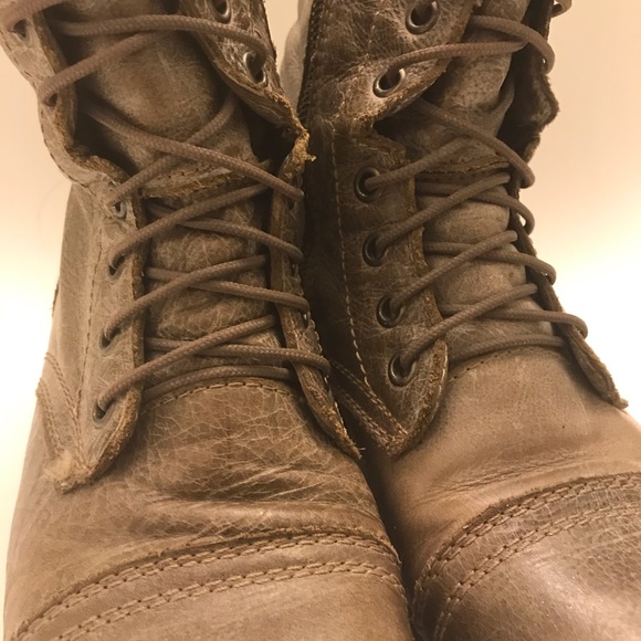 Grey combat boots - Picture 7 of 10